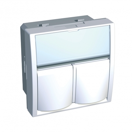 Schneider Electric ALB45314 РОЗЕТКА ТЕЛЕФОННАЯ LEXCOM 6 КОНТ 2XRJ12
