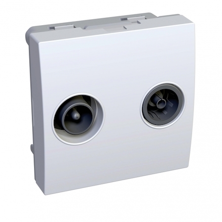 Schneider Electric ALB45327 TV/FM розетка (FM ПРОХОДНАЯ)