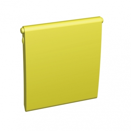 Schneider Electric ALB45395 КРЫШКИ (10) ДЛЯ НАКЛАДКИ-ДЕРЖАТЕЛЯ ЖЁЛТ