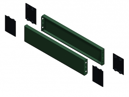 Schneider Electric NSYSPS6100SD 2 БОКОВЫЕ ПАНЕЛИ ЦОКОЛЯ 600X100 ДЛЯ КОНСОЛЕЙ
