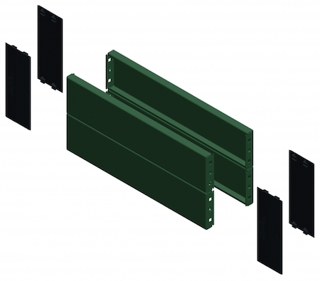 Schneider Electric NSYSPS5200 4 БОКОВЫЕ ПАНЕЛИ ЦОКОЛЯ 500x200