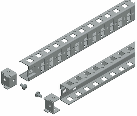 Schneider Electric NSYSUCR4080 2 ОДНОРЯДНЫЕ УНИВЕРСАЛЬНЫЕ ПОПЕРЕЧНЫЕ РЕЙКИ 800
