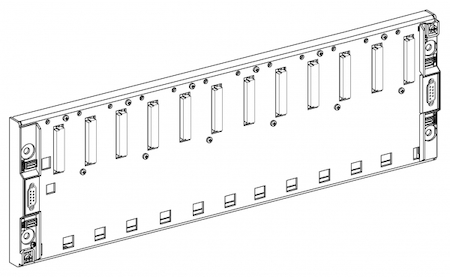 Schneider Electric TSXRKY12EXC ШАССИ НА 12 ПЛАТОМЕСТ С РАСШИРЕНИЕМ