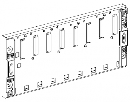 Schneider Electric TSXRKY8EX ШАССИ НА 8 ПЛАТОМЕСТ С РАСШИРЕНИЕМ