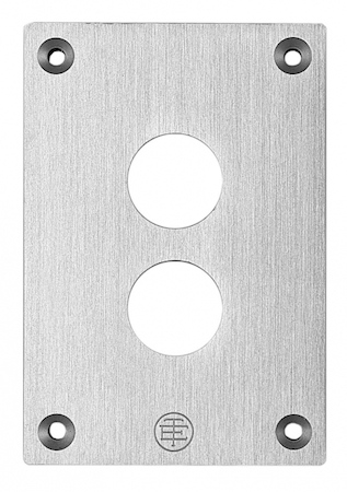 Schneider Electric XAPE302 ПЕРЕДНЯЯ ПАНЕЛЬ С 2 ОТВЕРСТИЯМИ
