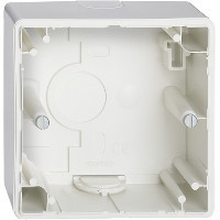 Schneider Electric 512119 КОРОБКА ДЛЯ НАРУЖНОГО МОНТАЖА Х1, БЕЛЫЙ