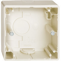 Schneider Electric 512144 КОРОБКА ДЛЯ НАРУЖНОГО МОНТАЖА Х1,БЕЖЕВЫЙ