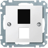 Schneider Electric 295719 ЦЕНТР.ПЛАТА Д/ДЖЕКОВ RJ C СУПП., БЕЛЫЙ