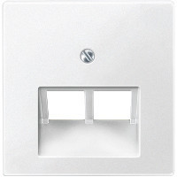 Schneider Electric 298019 ЦЕНТР.ПЛАТА Д/МЕХ-МОВ RJ45 Х2, БЕЛЫЙ