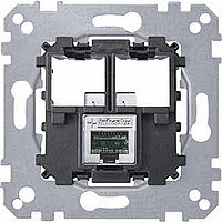 Schneider Electric MTN465804 МЕХ-Х КОМПЬЮТ.РОЗЕТКИ 1 ПОСТ RJ45 6 FTP