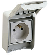 Schneider Electric 81140 БЫТ. РОЗЕТКА ДЛЯ KEDRA IP65 2П+Т 16А ФР