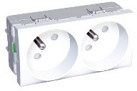 Schneider Electric ALB44222 РОЗ-КА ФР.СТ. ПОДВ 45 2P+E З ШТОР ALTIRA