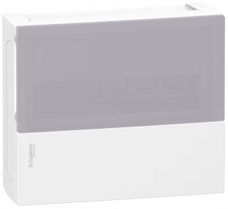 Schneider Electric MIP12112T MINI PRAGMA ЩИТ НАВЕСНОЙ С ДЫМЧАТОЙ ДВ. 1РЯД/12МОД,IP40,IK07,63А,2 клеммы,Италия