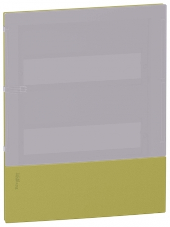 Schneider Electric MIP60212T MINI PRAGMA фисташк. ПЕРЕДНЯЯ ПАНЕЛЬ ВСТРАИВ. ЩИТА С ДЫМЧ. ДВ. 2РЯД/24МОД,Италия
