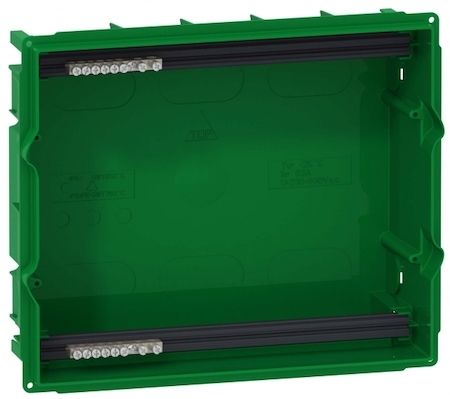 Schneider Electric MIP82112 MINI PRAGMA ЗАДНЯЯ ЧАСТЬ ВСТРАИВ. ЩИТА 1РЯД/12МОД,IP40,IK07,63А,2 клеммы,Италия