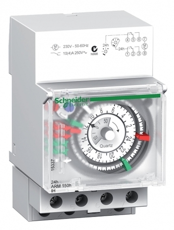 Schneider Electric 15337 РЕЛЕ ВРЕМ. ЭЛ.МЕХ. IH 24ЧАСА 2КАНАЛА
