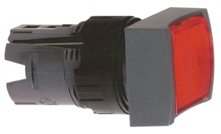 Schneider Electric ZB6DF4 КНОПКА ПРЯМОУГ. С ПОДСВ. КРАСНАЯ