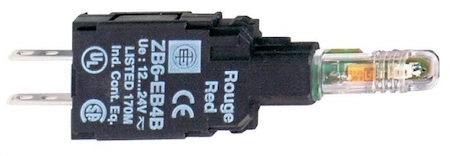 Schneider Electric ДЕРЖАТЕЛЬ ЛАМПЫ 6-24В БЕЛ.ФАСТОН ZB6EB6B