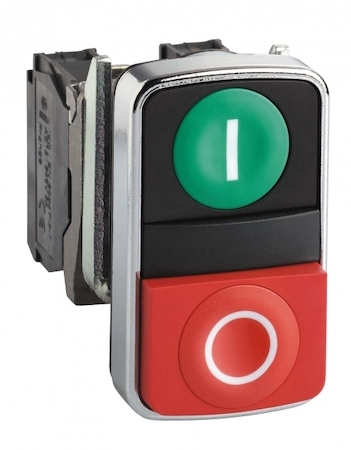 Schneider Electric ГОЛОВКА КНОПКИ ДВОЙНАЯ С МАРКИРОВКОЙ ZB4BA7341