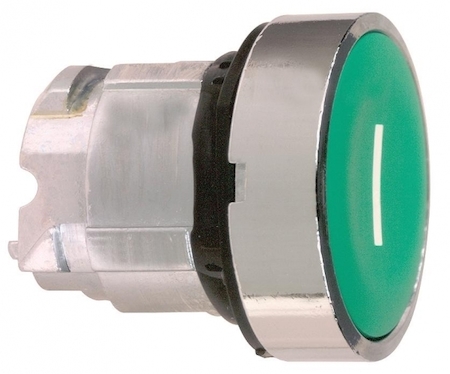 Schneider Electric ГОЛОВКА ДЛЯ КНОПКИ 22ММ ЗЕЛЕНАЯ ZB4BA331