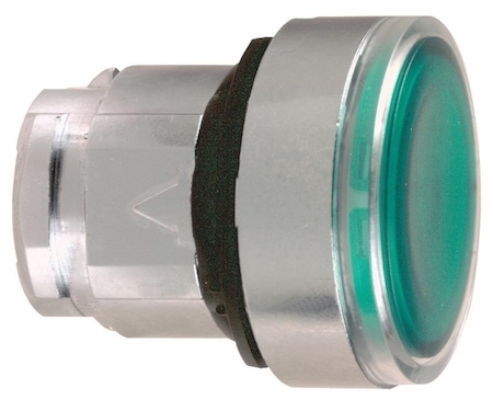 Schneider Electric ГОЛОВКА ДЛЯ КНОПКИ 22ММ ЗЕЛЕНАЯ ZB4BA38