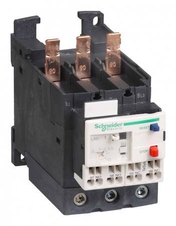 Schneider Electric LRD332L3 ТЕПЛОВОЕ РЕЛЕ, ПРУЖИННЫЙ ЗАЖИМ 23-32A CLASS 20