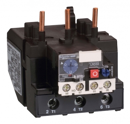 Schneider Electric LRD3363 ТЕПЛОВОЕ РЕЛЕ ПЕРЕГРУЗКИ 63-80А КЛАСС10 С ЗАЖИМОМ ПОД ВИНТ
