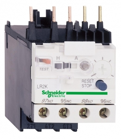 Schneider Electric LR7K0310 ТЕПЛОВОЕ РЕЛЕ ПЕРЕГРУЗКИ ДЛЯ ПРИМЕНЕИЯ С НЕСИММЕТРИЧНОЙ НАГРУЗКОЙ 2,6-3,7A