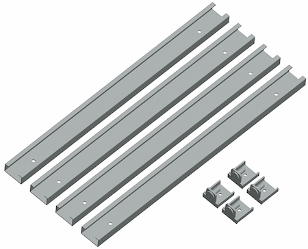 Schneider Electric NSYCFIX6 4 рег. кронш. для секционной монтажной платы 600