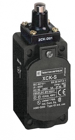 Schneider Electric КОНЦЕВОЙ ВЫКЛЮЧАТЕЛЬ ПЛУНЖЕР XCKS101H29