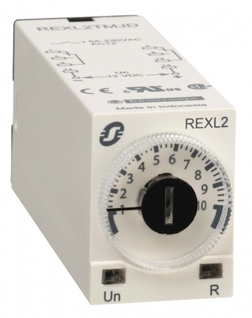 Schneider Electric REXL2TMP7 РЕЛЕ-ТАЙМЕР СЪЁМНОЕ ~230В, 2 CO, 5А