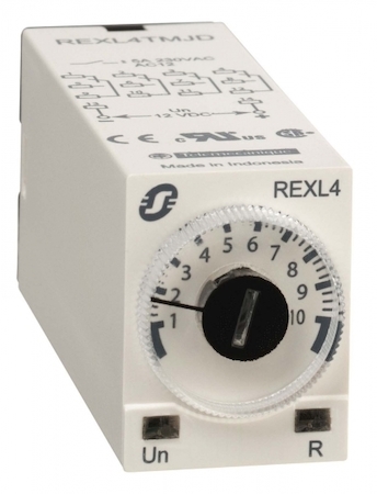 Schneider Electric REXL4TMP7 РЕЛЕ-ТАЙМЕР СЪЁМНОЕ ~230В, 4 CO, 5А