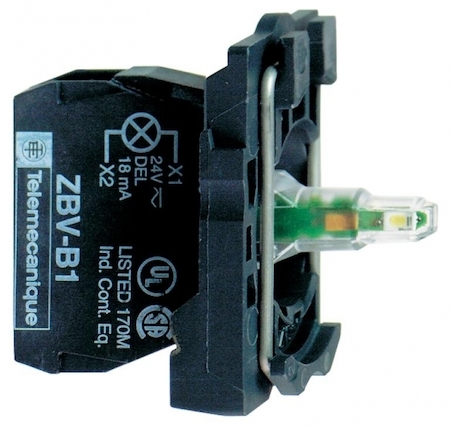 Schneider Electric КОРПУС СИГНАЛЬНОЙ ЛАМПЫ 24В ZB5AV18B5