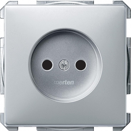 Schneider Electric MTN2000-4060 МЕХ-М РОЗЕТКИ Б/З С/Ш, ЦВЕТ АЛЮМ.