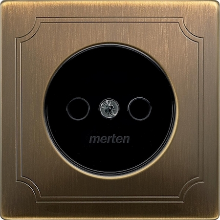 Schneider Electric MTN2030-4143 Центральная плата для механических розеток, без заземления контакта,, антик