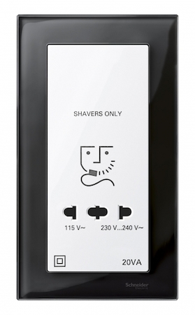 Schneider Electric MTN213619 MERTEN НАКЛАДКА розетки д/электробритв, ПОЛ.БЕЛЫЙ, SM
