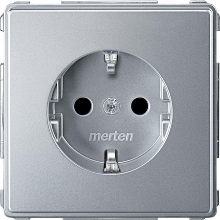 Schneider Electric MTN2300-7260 MERTEN Aquadesign МЕХ-М РОЗЕТКИ со шт., АЛЮМИНИЙ