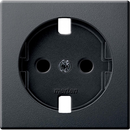 Schneider Electric MTN2330-0414 MERTEN ЦЕНТР.ПЛАТА д/мех-ма розетки с/шт, АНТРАЦИТ, QF SM