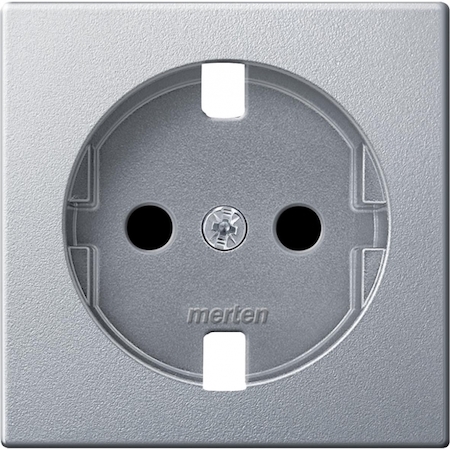Schneider Electric MTN2330-0460 MERTEN ЦЕНТР.ПЛАТА д/мех-ма розетки с/шт, АЛЮМИНИЙ, QF SM
