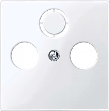 Schneider Electric MTN296725 MERTEN ЦЕНТР.ПЛАТА розетки TV+FM+SAT, АКТИВНЫЙ БЕЛЫЙ, SM