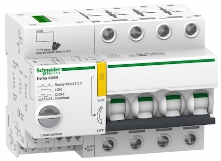 Schneider Electric A9C62425 АВТОМАТИЧЕСКИЙ ВЫКЛЮЧАТЕЛЬ REFLEX iC60N 4П 25A C Ti24