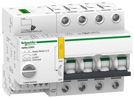 Schneider Electric A9C64440 АВТОМАТИЧЕСКИЙ ВЫКЛЮЧАТЕЛЬ REFLEX iC60H 4П 40A B Ti24
