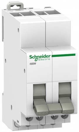 Schneider Electric A9E18074 ПЕРЕКЛЮЧАТЕЛЬ iSSW 3 ПОЛ. 2 ПЕРЕКИДНОЙ КОНТАКТ