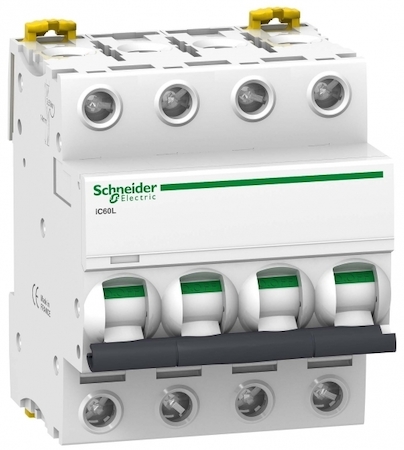 Schneider Electric A9F92425 АВТОМАТИЧЕСКИЙ ВЫКЛЮЧАТЕЛЬ iC60L 4П 25A Z
