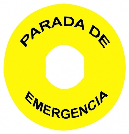 Schneider Electric ZBY9430 МАРКИРОВКА PARADA DE EMERG.