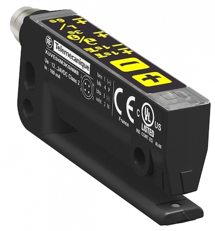 Schneider Electric XUVE04M3KSNM8 ФОТОДАТЧИК ВИЛОЧ. ТИПА, 12-24 В, PNP/NPN