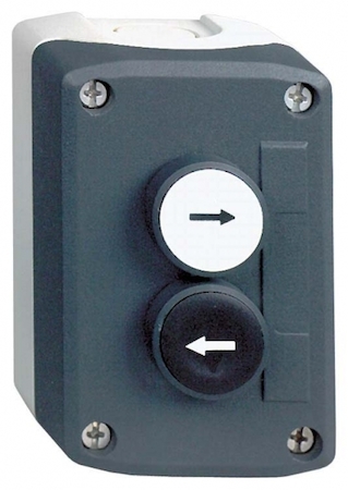 Schneider Electric 2 КНОП. ПУСТ.КОНТ.КОРОБКА XALD223