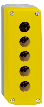 Schneider Electric XALK05 КНОПОЧНЫЙ ПОСТ ЖЕЛТЫЙ 5 КНОПОК ДЛЯ АВАР. ОСТАНОВА