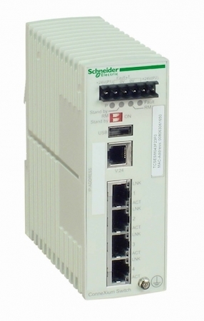 Schneider Electric TCSESM043F23F0 КОММУТАТОР CONNEXIUM (MANAGED) 4TX