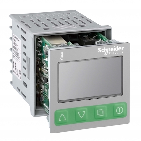 Schneider Electric RTC48PUNCRNLU ТЕМПЕРАТ. КОНТР., 48 x 48, УНИВЕРС. ВХ., 1 АВАР., 1 РЕЛ., 24 V AC\DC, MODBUS